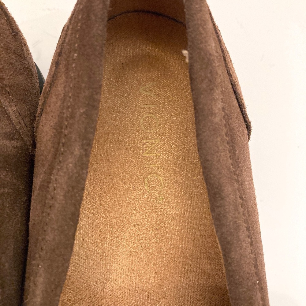 Vionic Cleo Loafer Brown Suede Chunky Sole Womens 9 W WIDE EU 40‎ - Picture 2 of 8